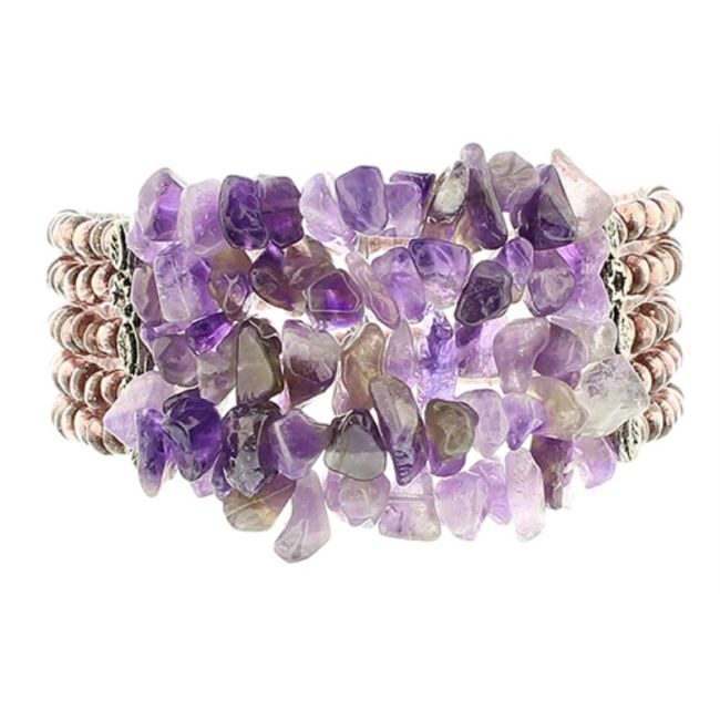 BRACELET WITH STONE BEADS
