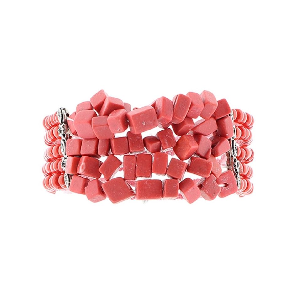 BRACELET WITH STONE BEADS