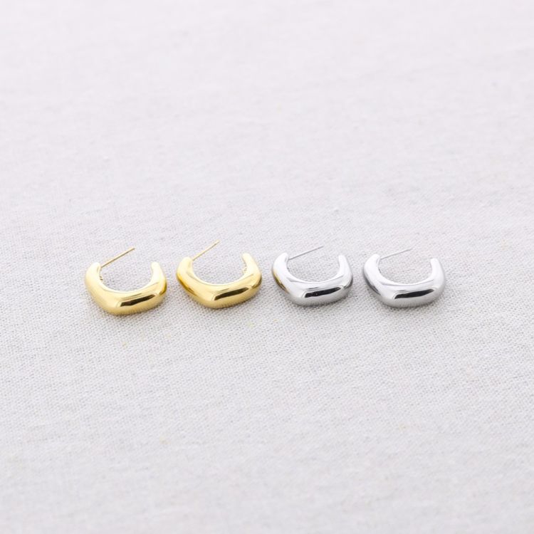 PENDIENTES ACERO ARO CUADRADO 2