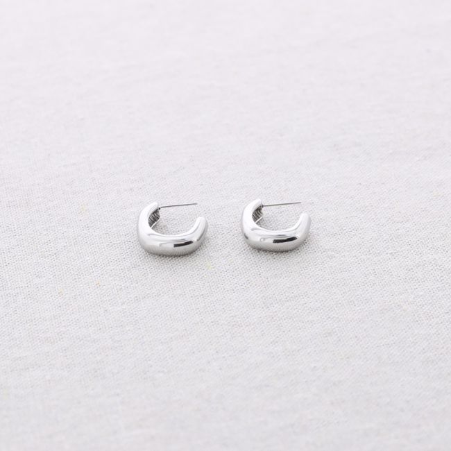 PENDIENTES ACERO ARO CUADRADO
