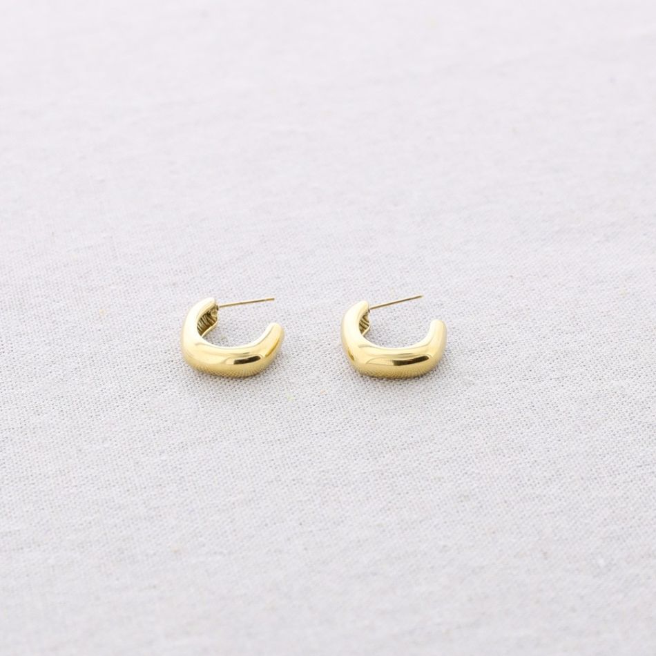 PENDIENTES ACERO ARO CUADRADO
