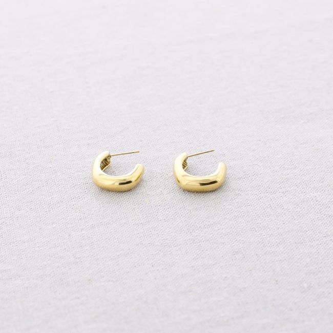 PENDIENTES ACERO ARO CUADRADO