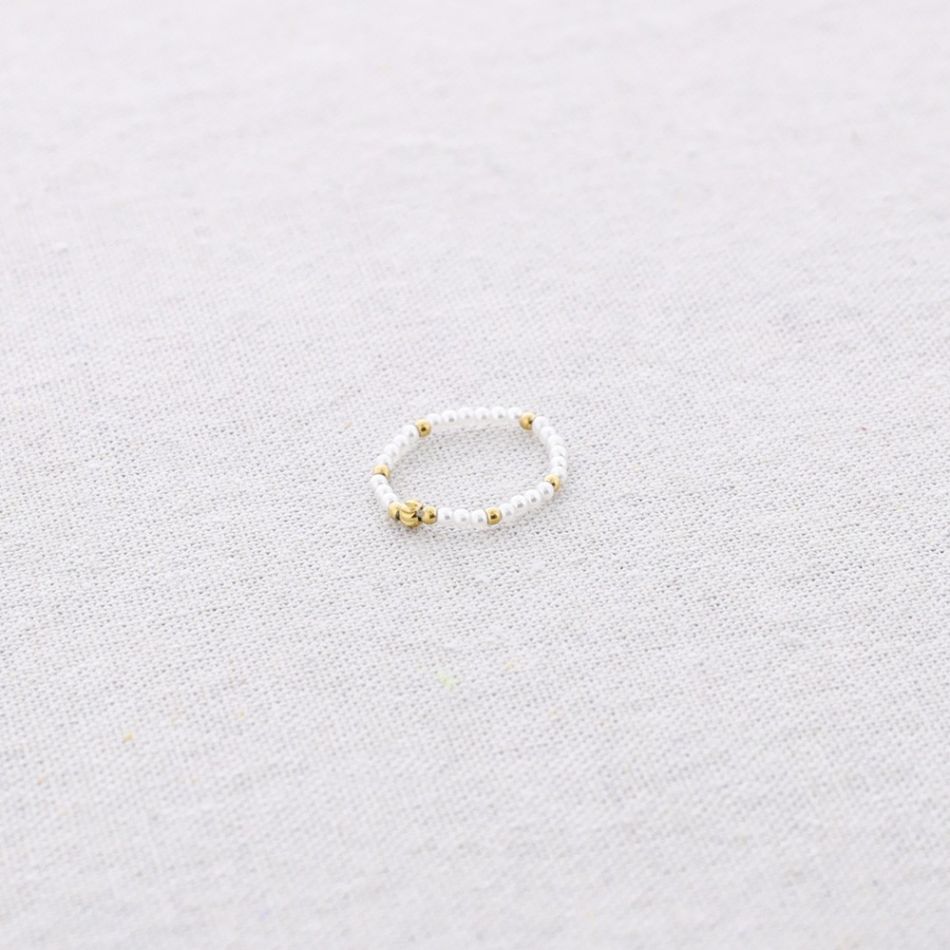 PEARL STEEL RING