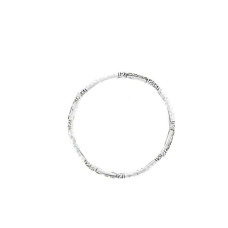 PULSERA SEMIRIGIDA METAL CRISTAL