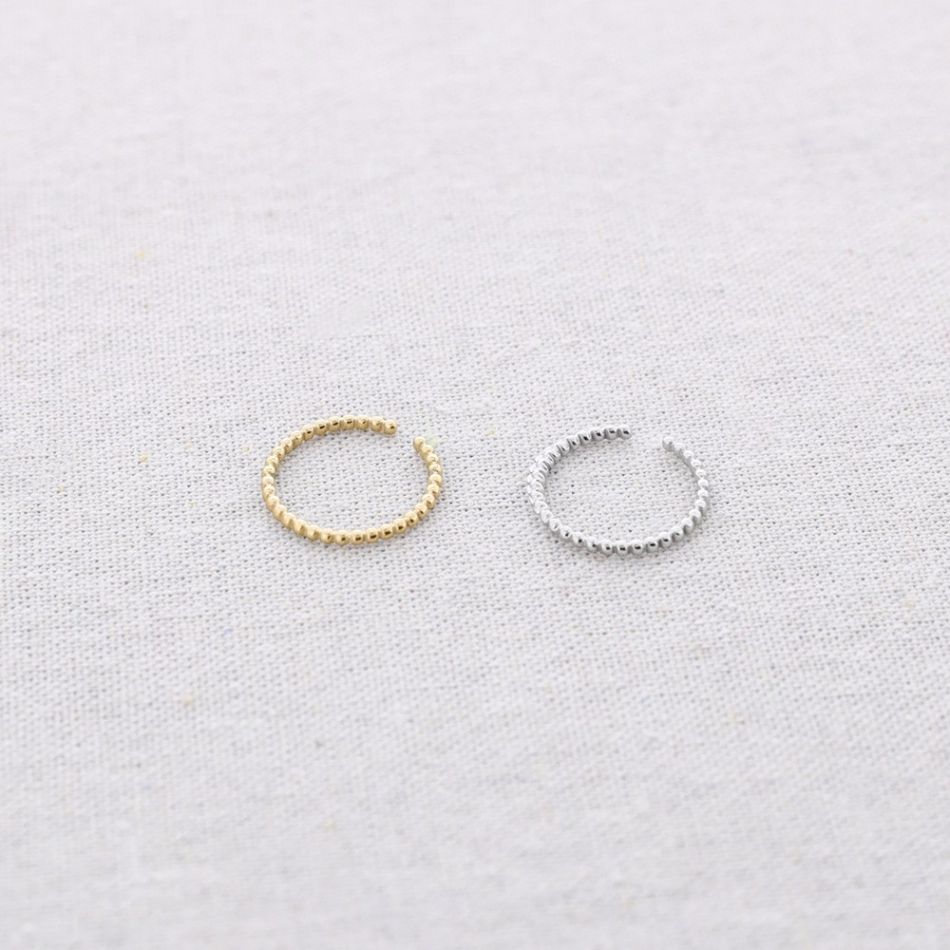 FINE STEEL RING WITH WAVES