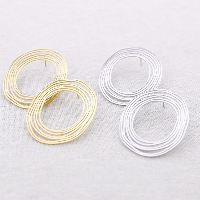 SPIRAL STEEL EARRINGS
