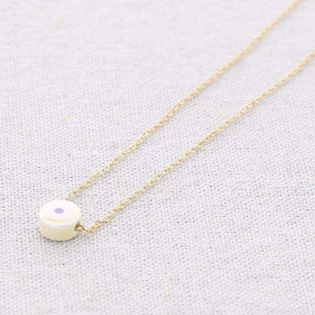 CERAMIC TURKISH EYE STEEL CHOKER