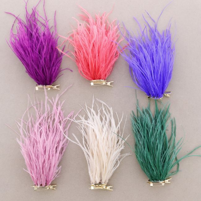 BROCHE PLUMAS