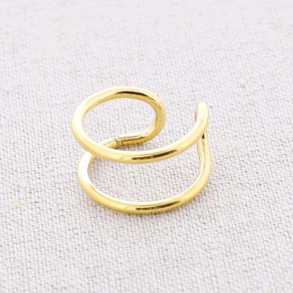 ANILLO ACERO DOBLE TIRA
