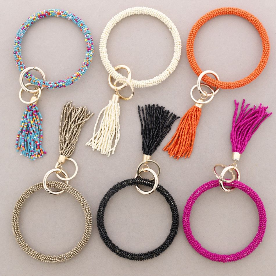 KEYCHAIN WITH BEADS