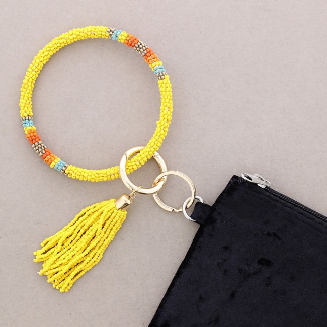 KEYCHAIN WITH BEADS
