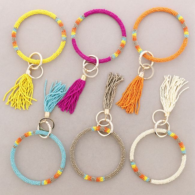 KEYCHAIN WITH BEADS