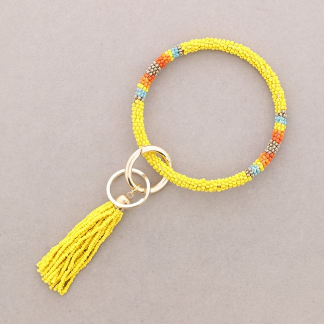 KEYCHAIN WITH BEADS