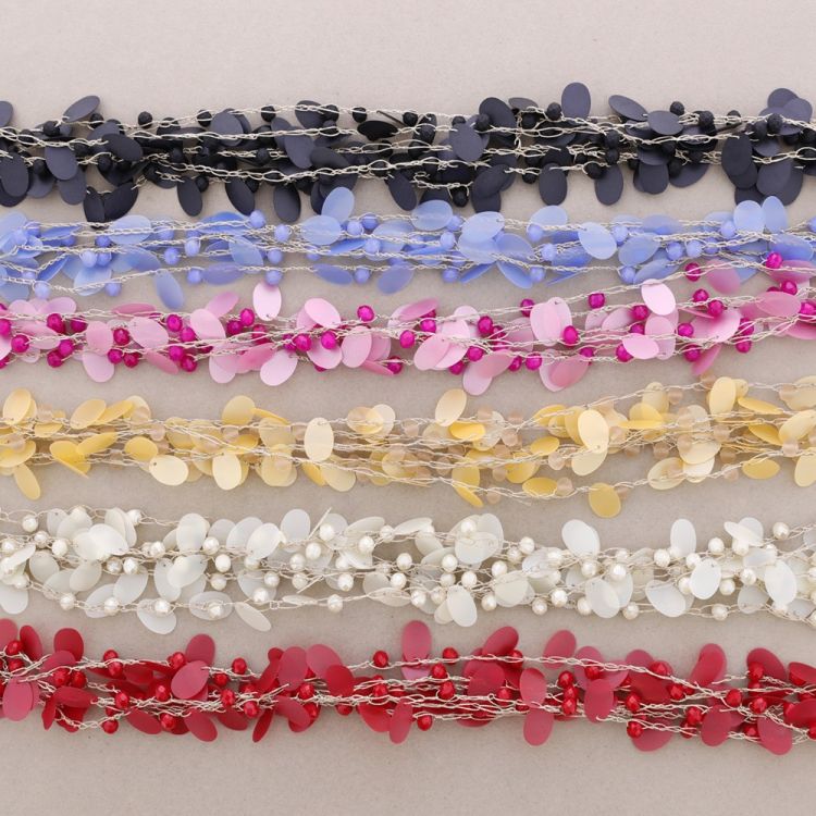 SIX LAYERS SEQUIN BEADS CHOKER 2