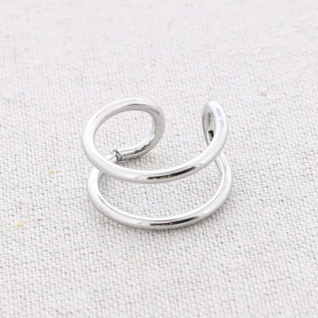 ANILLO ACERO DOBLE TIRA