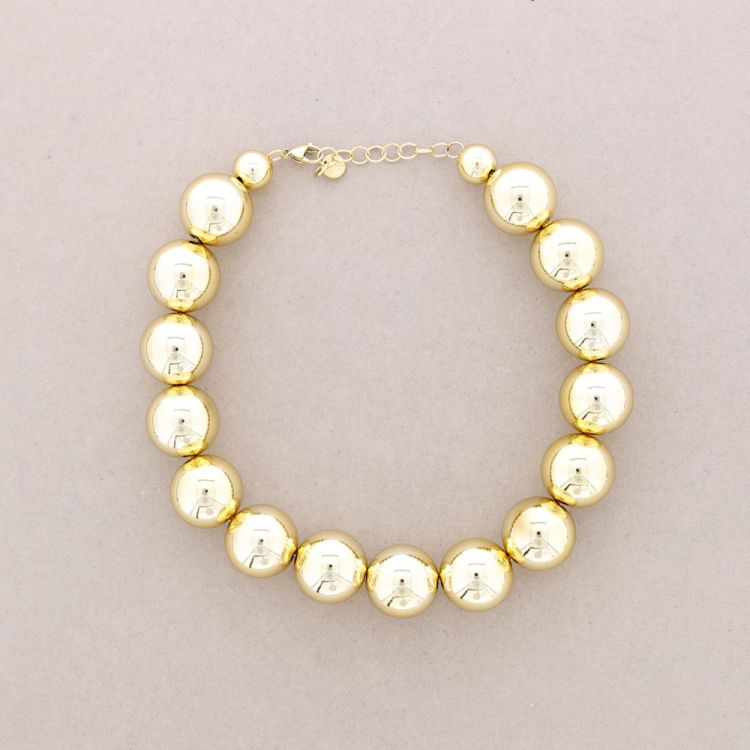 25MM BALL CHOKER METAL FINISH