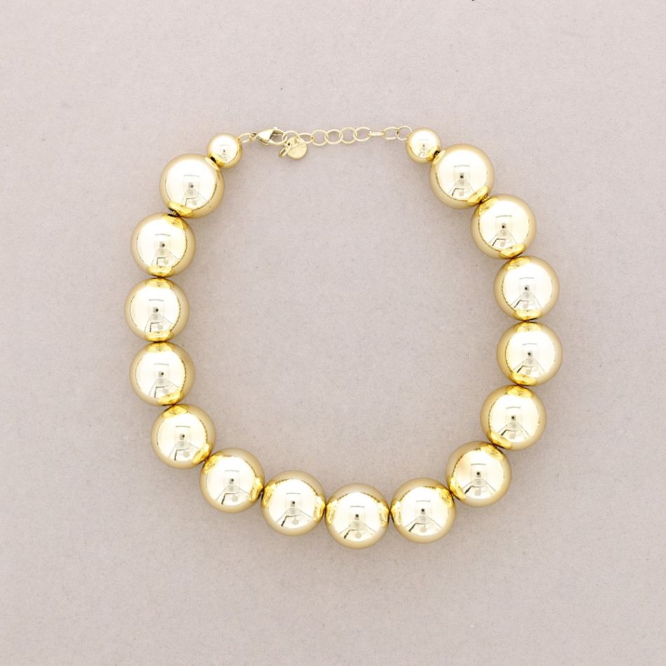 25MM BALL CHOKER METAL FINISH