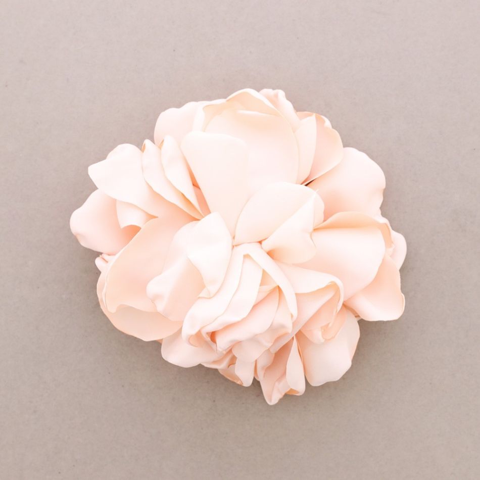 FABRIC FLOWER BROOCH 16CM