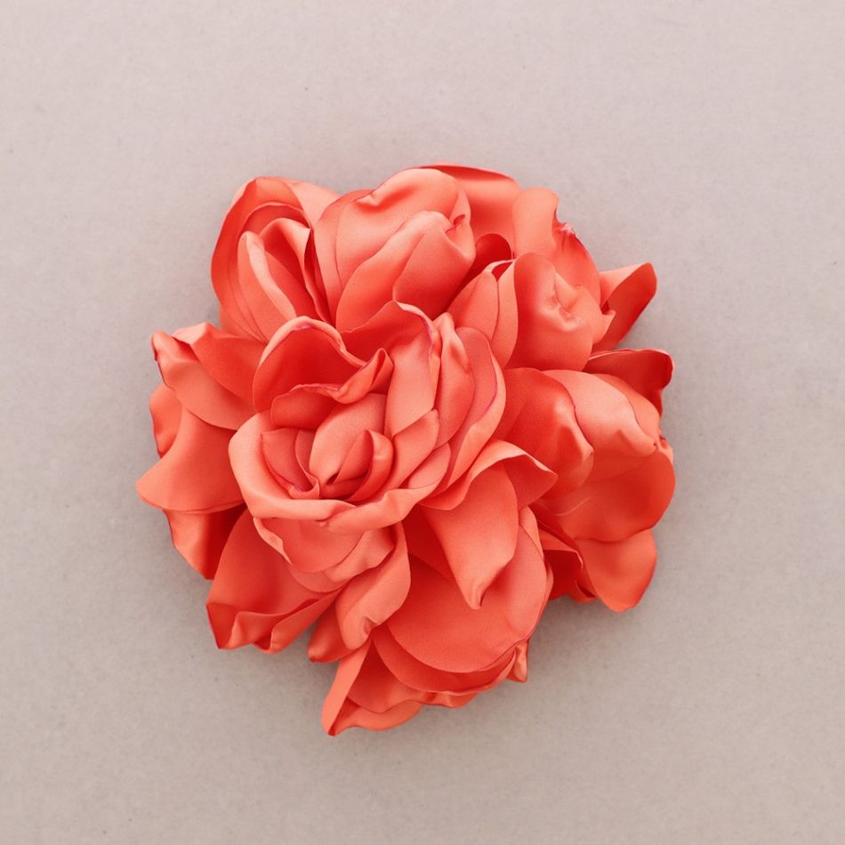 BROCHE FLOR TELA 16CM