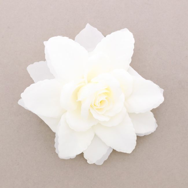 FABRIC FLOWER BROOCH 20CM