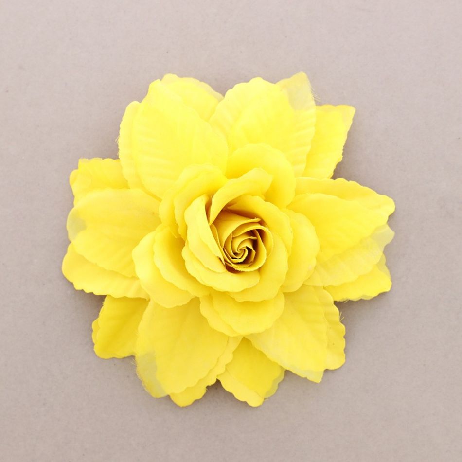 FABRIC FLOWER BROOCH 20CM