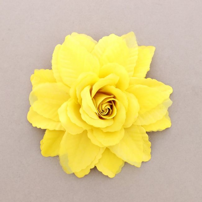 FABRIC FLOWER BROOCH 20CM