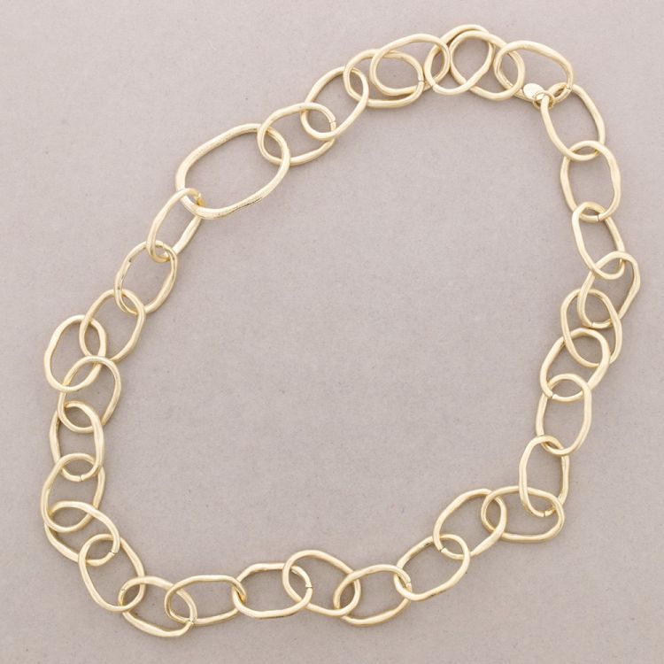 COLLAR LARGO ESLABONES METAL