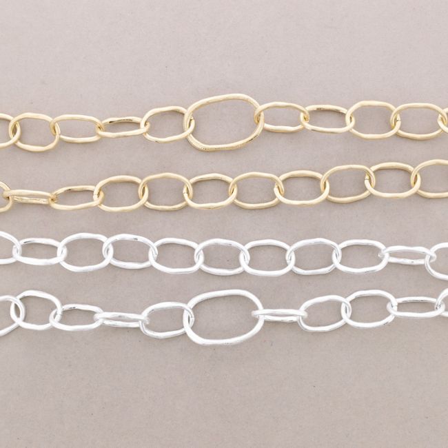 COLLAR LARGO ESLABONES METAL