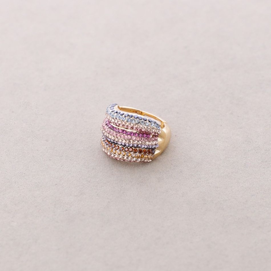 ANILLO ELÁSTICO METAL CRISTALES