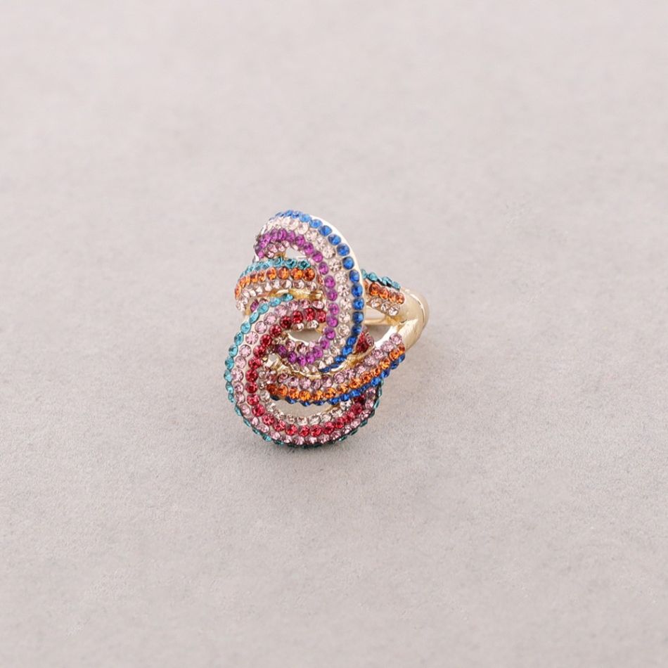ANILLO ELÁSTICO METAL CRISTALES