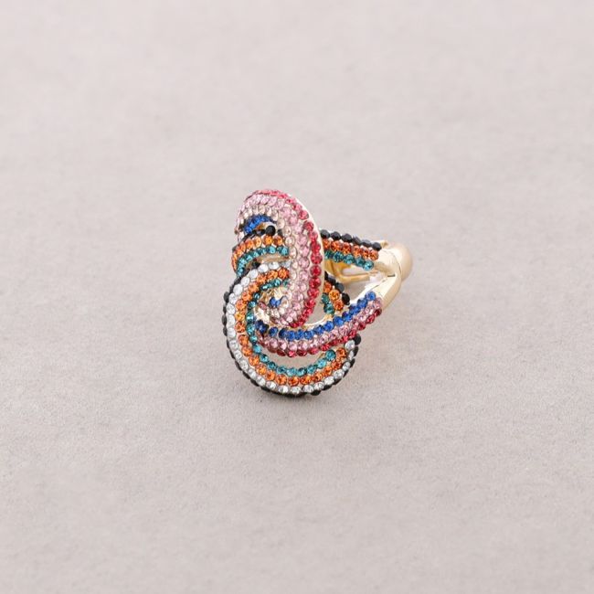 ANILLO ELÁSTICO METAL CRISTALES