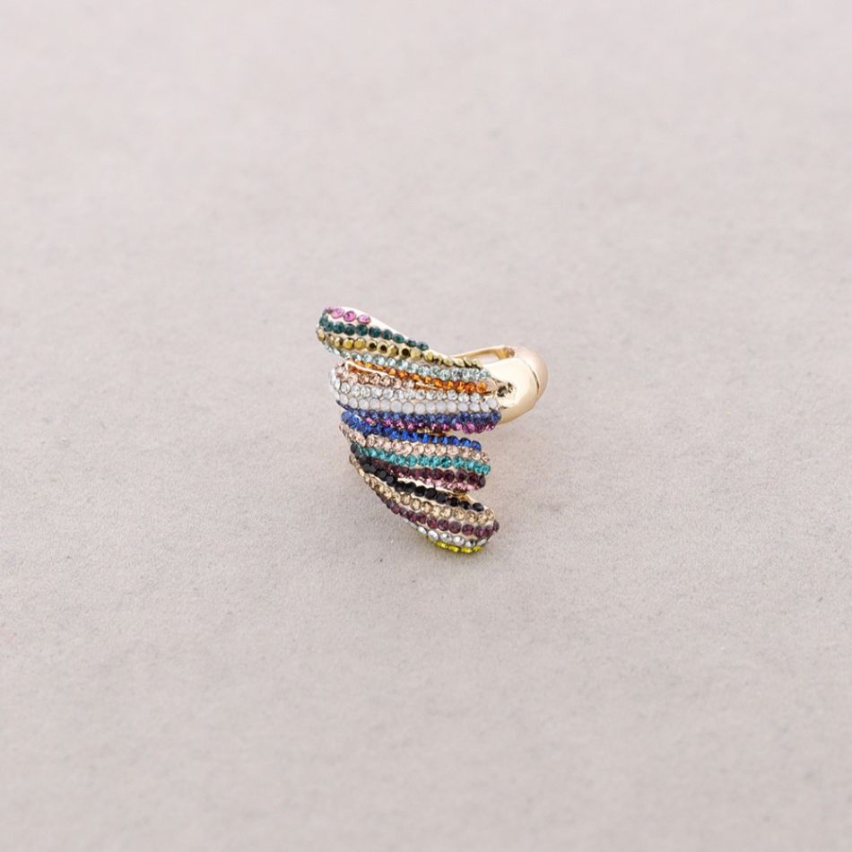 ANILLO ELÁSTICO METAL CRISTALES