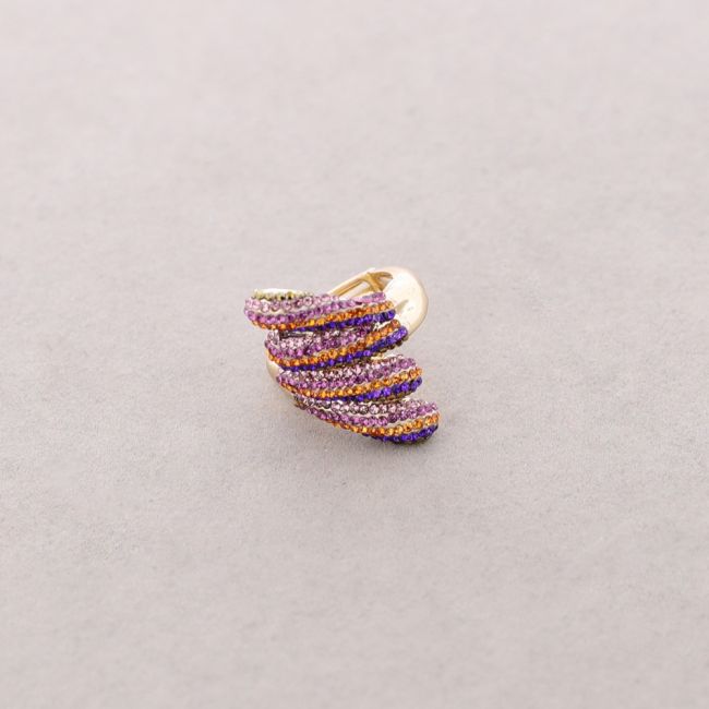 ANILLO ELÁSTICO METAL CRISTALES