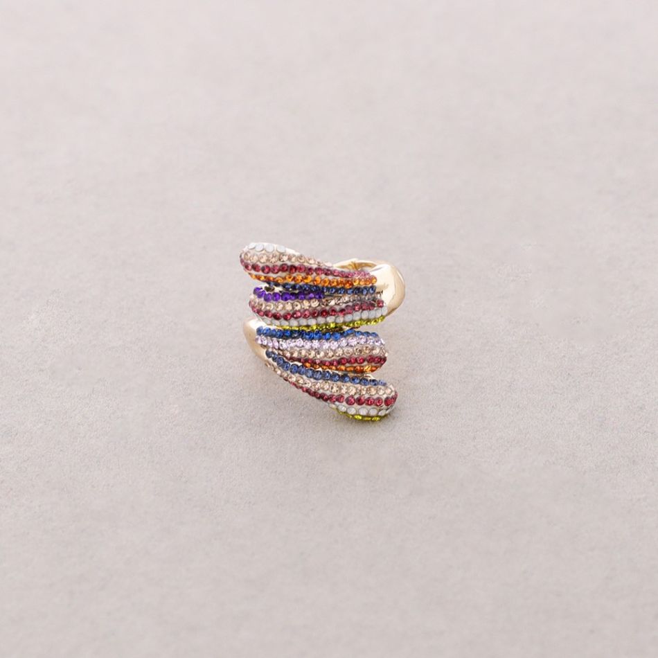 ANILLO ELÁSTICO METAL CRISTALES