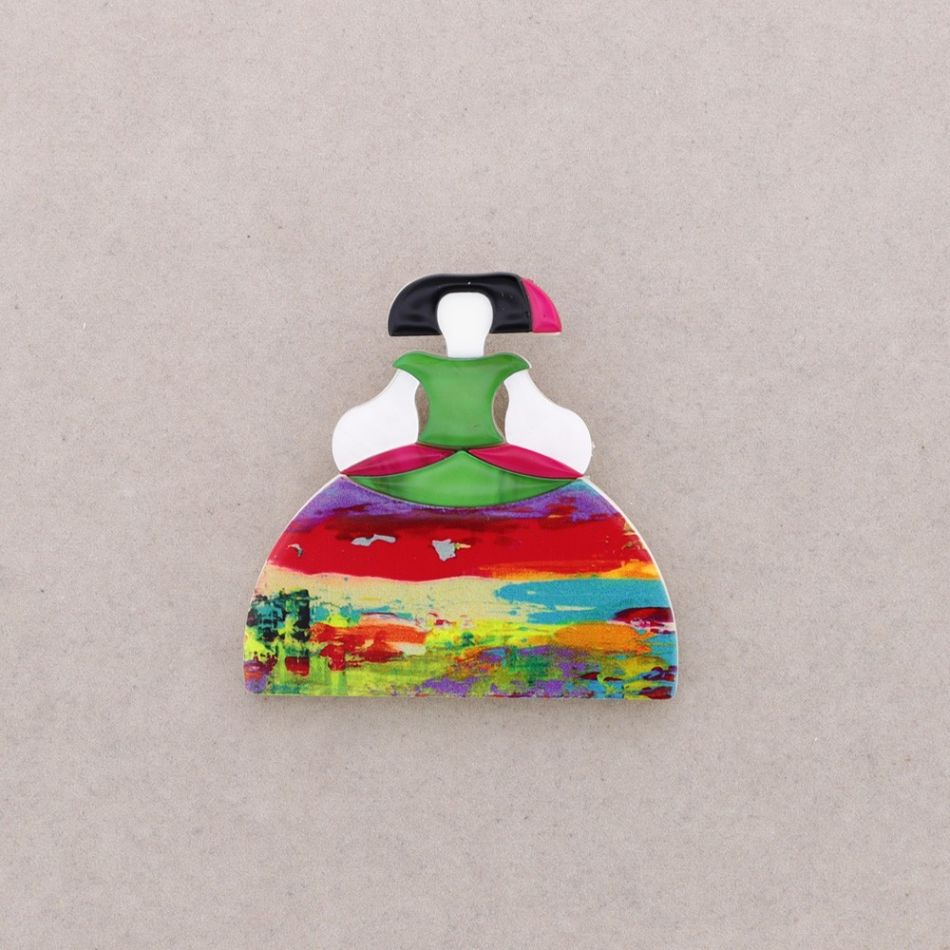 MENINA RESIN BROOCH