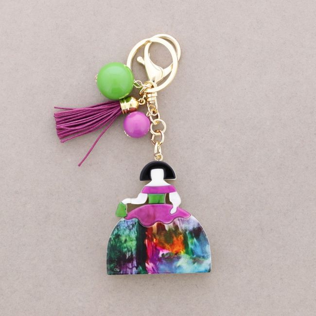 MENINA RESIN KEYCHAIN