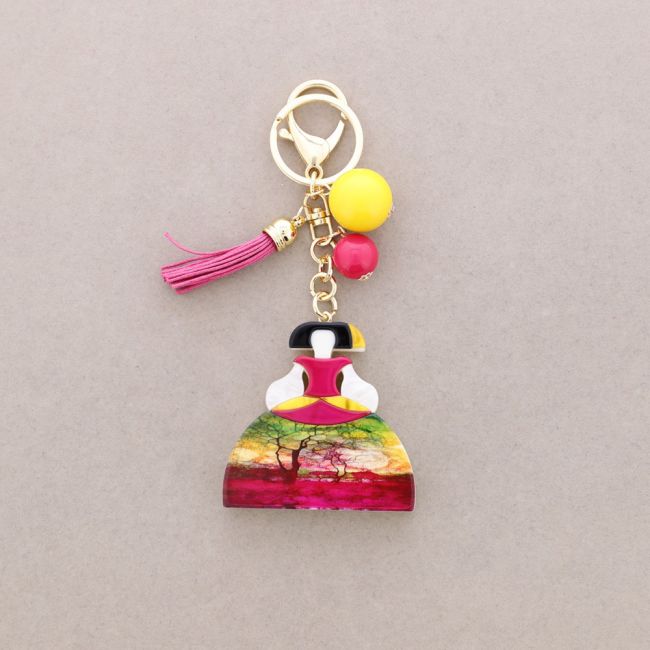 MENINA RESIN KEYCHAIN