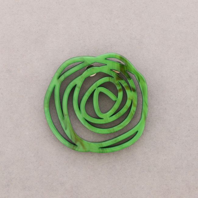 BROCHE FLOR CALADA RESINA