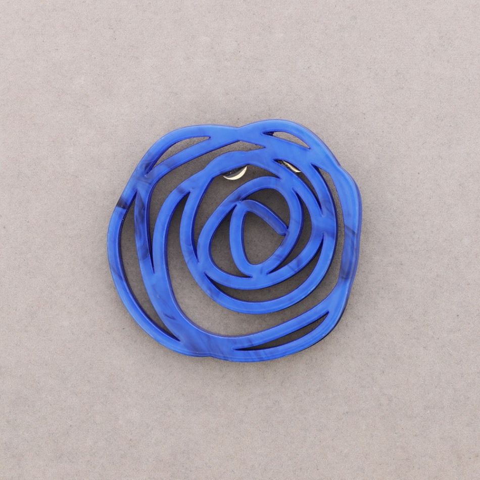 BROCHE FLOR CALADA RESINA