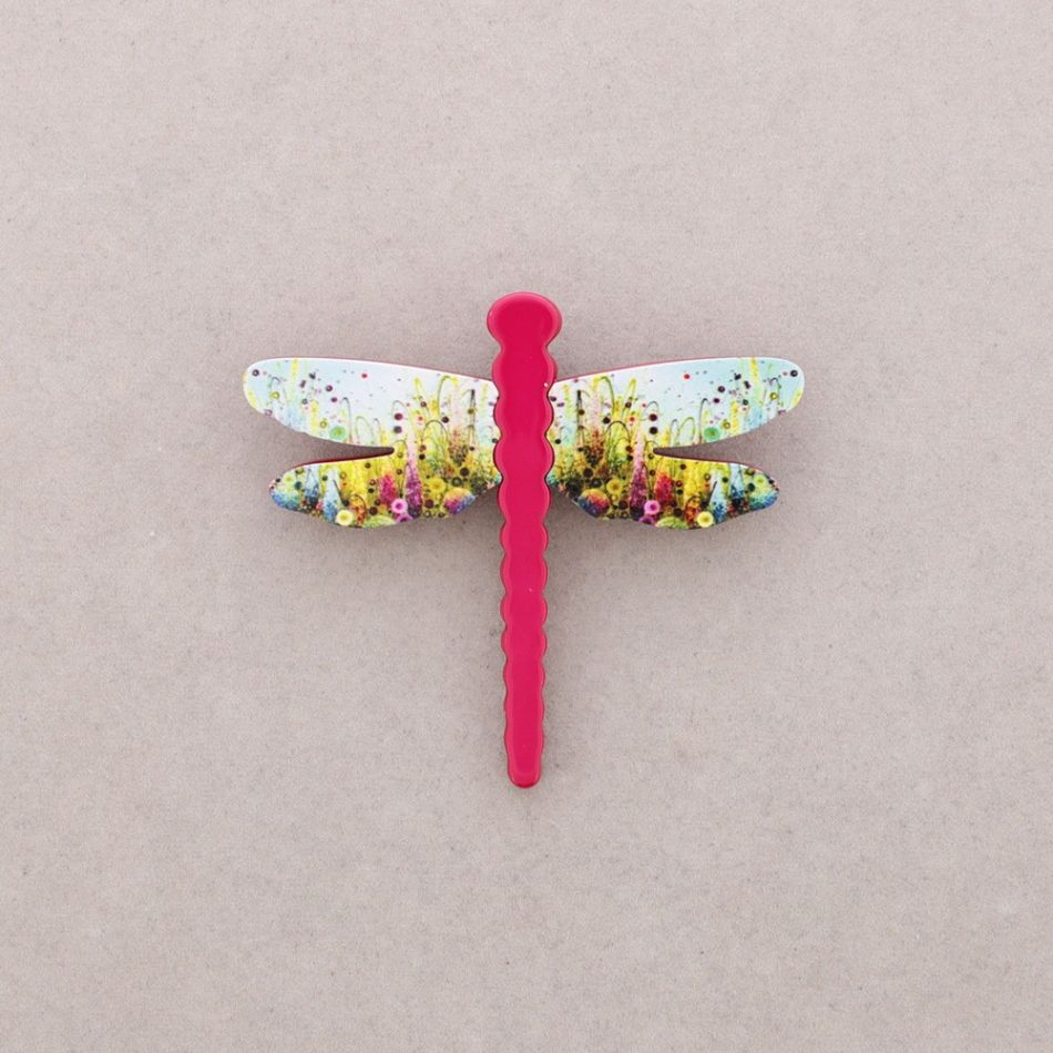 BROCHE LIBÉLULA RESINA