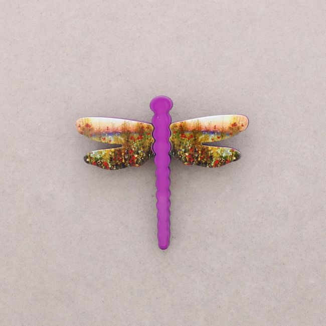 RESIN DRAGONFLY BROOCH