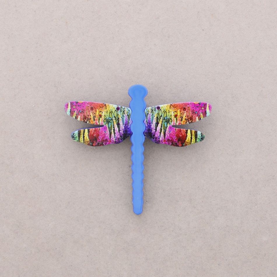 RESIN DRAGONFLY BROOCH