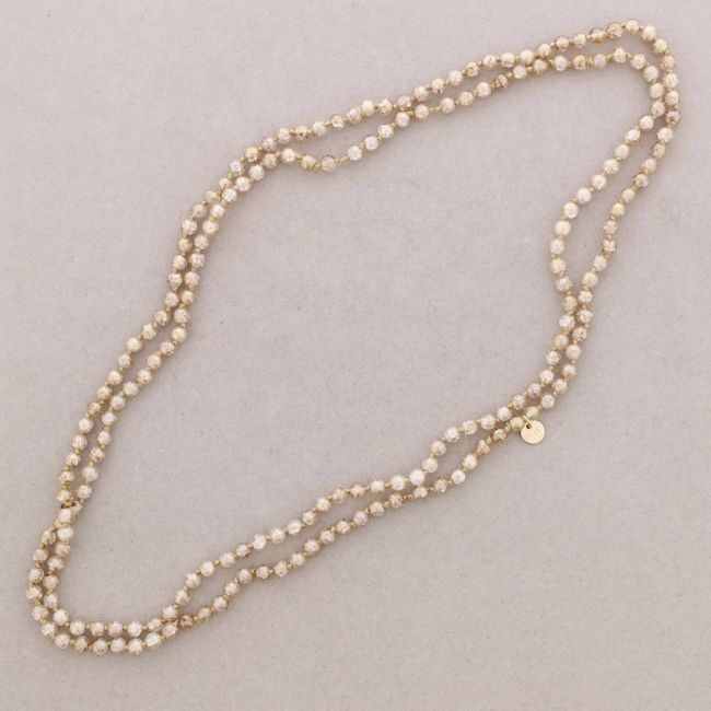 COLLAR LARGO NUDOS BOLAS RESINA 1,5M*6MM