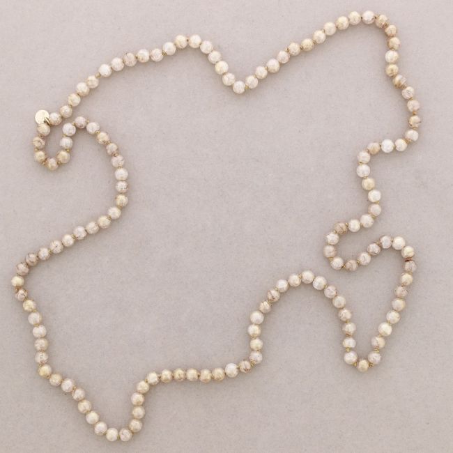 COLLAR LARGO NUDOS BOLAS RESINA 1,2M*8MM