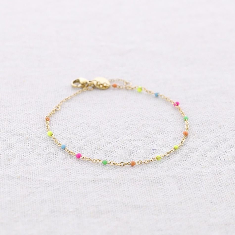 PULSERA ACERO ESMALTE