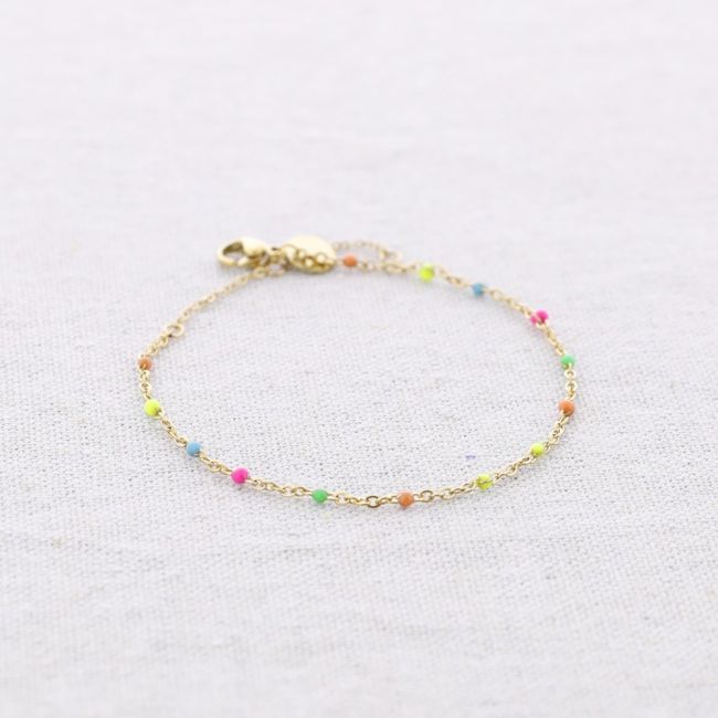 PULSERA ACERO ESMALTE