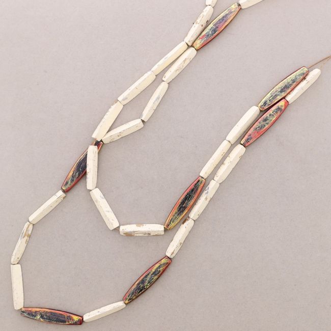 COLLAR LARGO CUENTAS MADERA