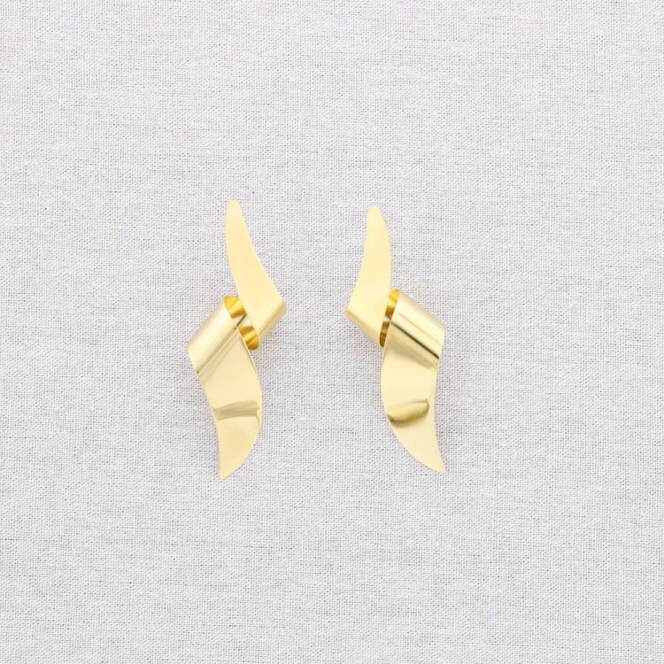 PENDIENTES ACERO ESPIRAL