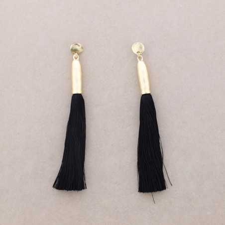 STRAP FRINGE EARRINGS