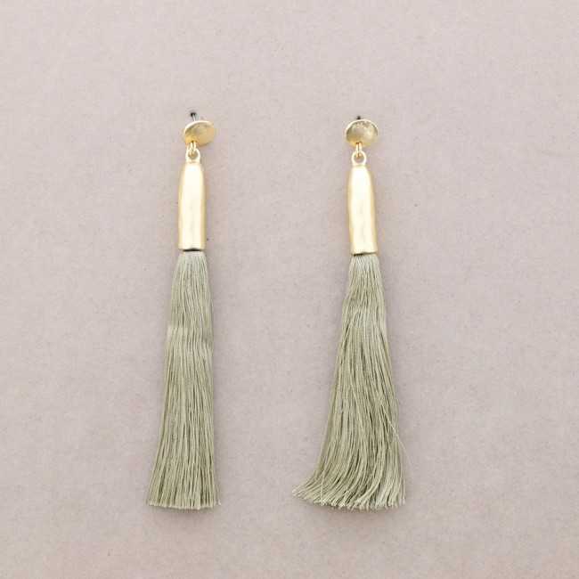 STRAP FRINGE EARRINGS